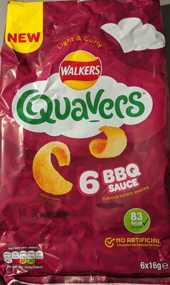 Quavers BBQ Sauce front packaging