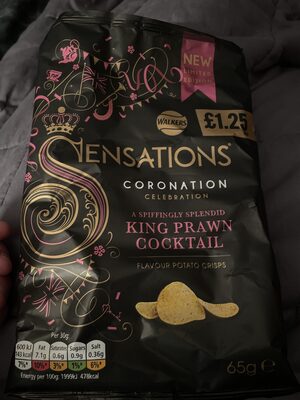 king prawn cocktail flavour potato crisps