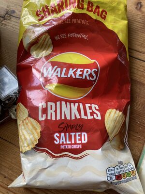crinkles simply salted potato chips
