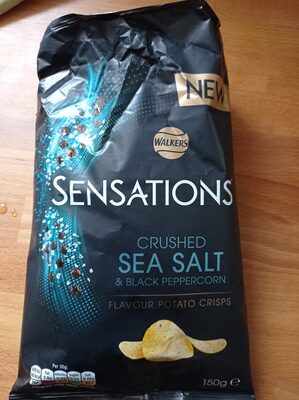 Crushed Sea Salt & Black Peppercorn Crisps