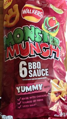 Monster Munch BBQ Sauce front packaging