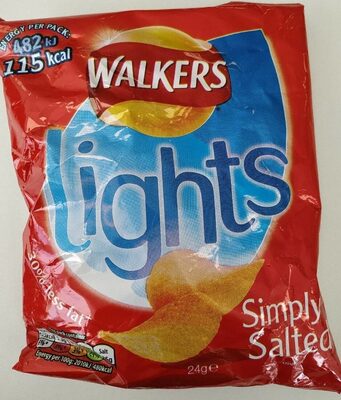 Walkers Light simply salted