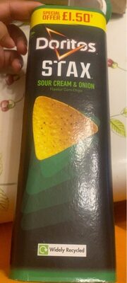 Doritos stax cream onion