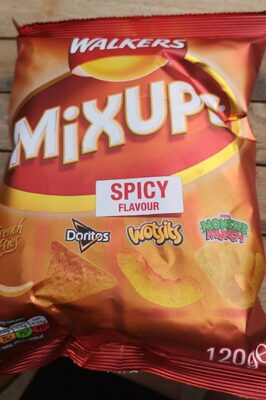 Spicy flavour mixups front packaging
