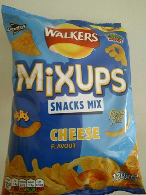 Mixups Snacks mix Cheese Flavour front packaging