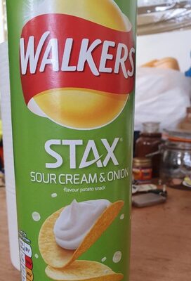 Walkers Stax Sour Cream & Onion Snacks