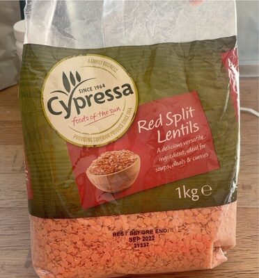 Red split lentils