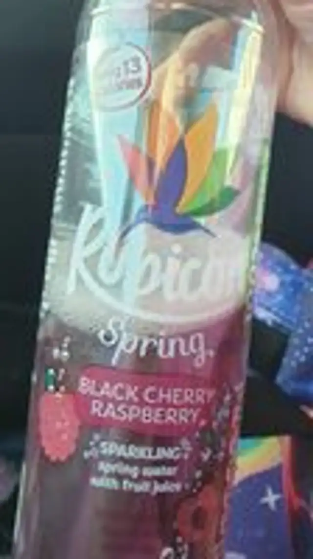 Spring Black Cherry Raspberry Flavoured Sparkling Spring Water