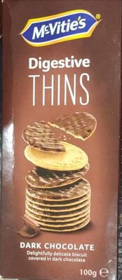 Digestive Thins dark chocolate