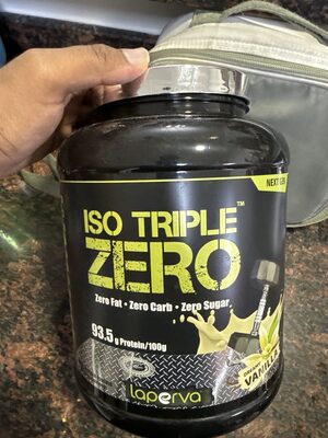 ISO triple Zero Dreamy Vanilla front packaging