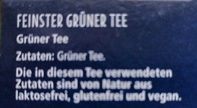 Unknown ingredients label