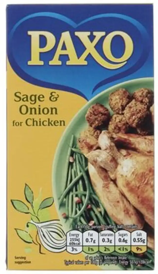 Stuffingmix Sage&Onion 85g Paxo front packaging