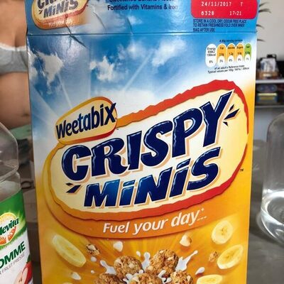 Weetabix Crispy Minis Banana front packaging