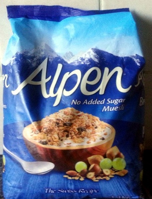 No Added Sugar Muesli imp front packaging