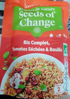 Riz complet, tomates séchées & basilic