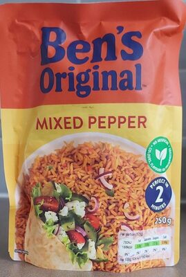 Mixed pepper rice