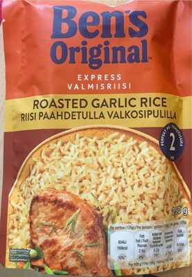 Roasted garlic rice