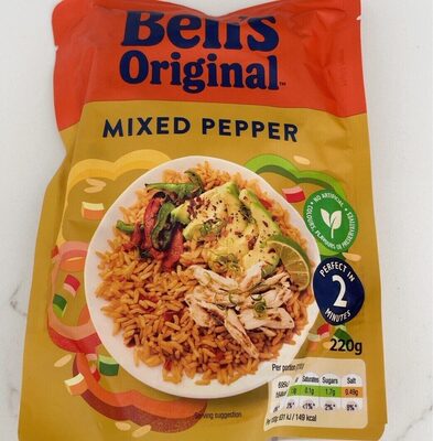 Ben's original mixed pepper rice