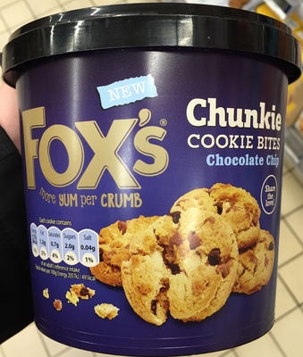 Chunkie Cookie Bites Chocolate Chip