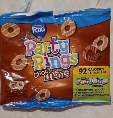Party rings choc minnis