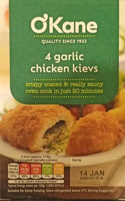 Garlic Chicken Kievs