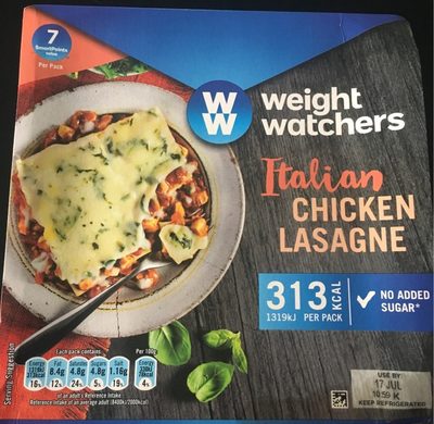Italian Chicken Lasagne front packaging
