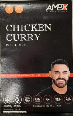 Chicken curry with rice