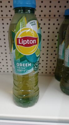 Green ice tea mint&lemon front packaging