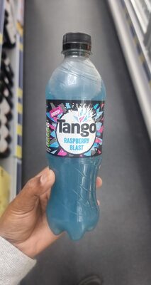 Tango raspberry blast front packaging