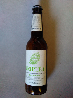 Triple C Golden Ale front packaging