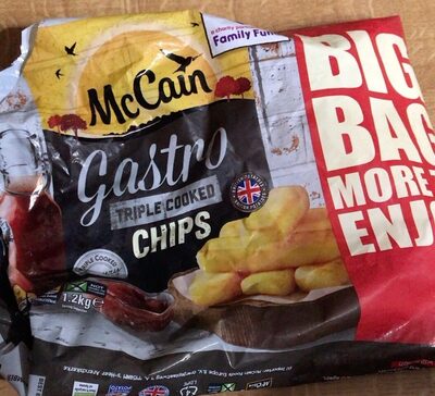 Gastro triple cooked chips front packaging