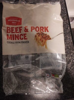 1kg Beef and pork mince front packaging