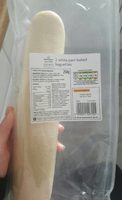 2 white part baked baguettes
