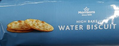 High Bake Water Biscuit front packaging