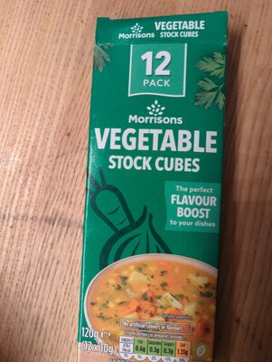 Vegetables cubes front packaging
