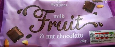 Morrisons Milk Fruit & Nut Chocolate