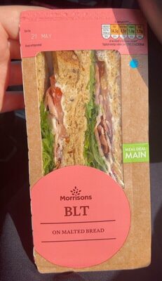 BLT on malted bread