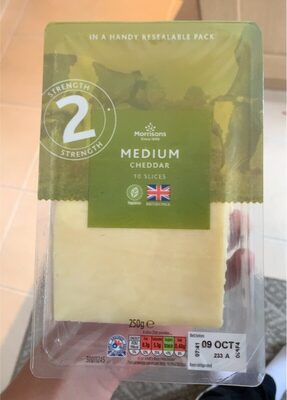 Medium Cheddar 10 Slices