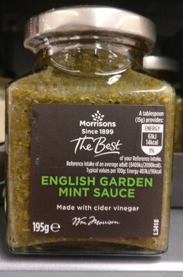 English garden mint sauce