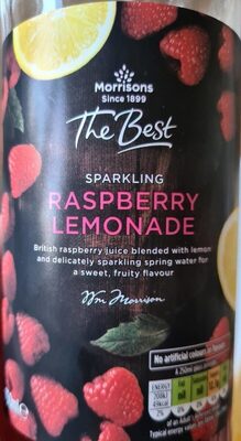 Sparkling raspberry lemonade