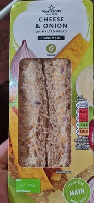 cheese and onion sandwich
