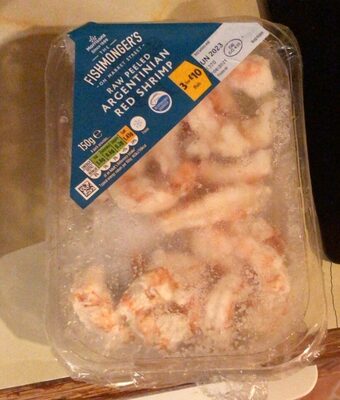 Raw shrimps