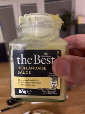 Hollandaise sauce front packaging