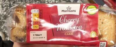 Cherry Madeira cake front packaging