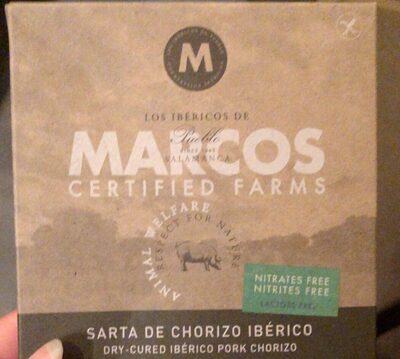 Sarta de chorizo iberico front packaging