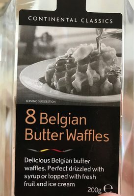 Gaufres Belges au Beurre front packaging