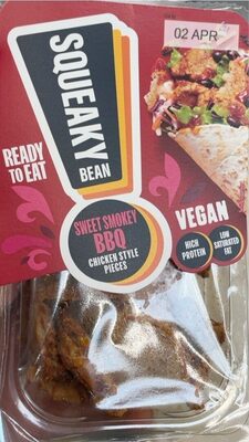 Sweet smokey BBQ chicken style pieces