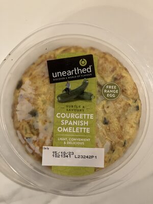 Courgette spanish omelette