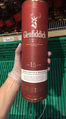 Glenfiddich Single Malt Scotch Whisky Unique Solera Reserve 15 Years
