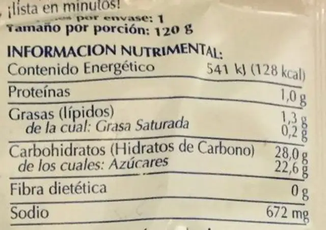 Chow mein stir fry sauce nutrition facts table